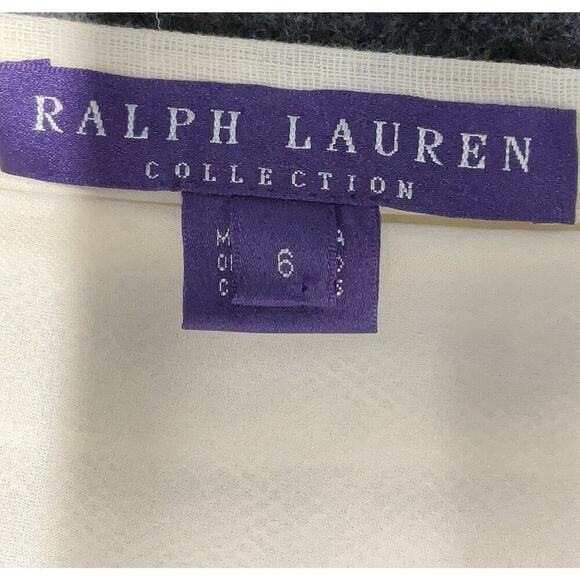 Ralph Lauren Collection Purple Label Runway Ruched Skirt Ruffle Chiffon 6 S 2007 - Picture 10 of 15